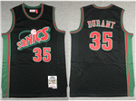 Seattle SuperSonics #35 Kevin Durant 2007-08 Neapolitan Hardwood Classics Jersey