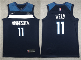 Minnesota Timberwolves #11 Naz Reid Navy Swingman Jersey