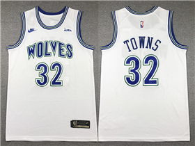 Minnesota Timberwolves #32 Karl-Anthony Towns 2023-24 White Classic Edition Swingman Jersey