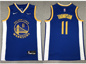 Golden State Warriors #11 Klay Thompson Blue Swingman Jersey