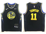 Golden State Warriors #11 Klay Thompson 2021-22 Black City Edition Swingman Jersey