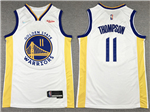 Golden State Warriors #11 Klay Thompson White Swingman Jersey