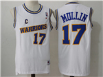 Golden State Warriors #17 Chris Mullin Throwback White Jersey