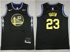 Golden State Warriors #23 Draymond Green 2021-22 Black City Edition Swingman Jersey