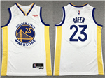 Golden State Warriors #23 Draymond Green White Swingman Jersey