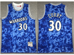 Golden State Warriors #30 Stephen Curry Galaxy Hardwood Classics Jersey