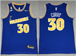 Golden State Warriors #30 Stephen Curry 2022-23 Blue Classic Edition Swingman Jersey