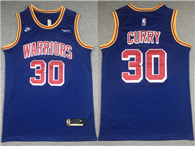 Golden State Warriors #30 Stephen Curry 2021-22 Blue Classic Edition Swingman Jersey