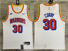 Golden State Warriors #30 Stephen Curry 2024-25 White Classic Edition Swingman Jersey