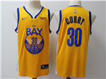 Golden State Warriors #30 Stephen Curry 2019-20 Gold Statement Edition Swingman Jersey