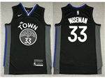 Golden State Warriors #33 James Wiseman Black City Edition Swingman Jersey