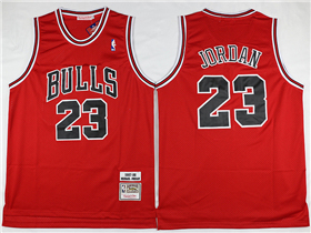Chicago Bulls #23 Michael Jordan 1997-98 Red Hardwood Classics Jersey