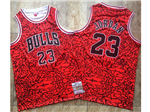 Chicago Bulls #23 Michael Jordan 1996-97 Red Fashion Hardwood Classics Jersey