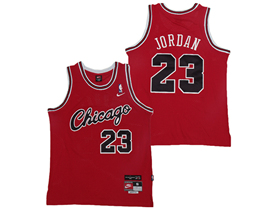 Chicago Bulls #23 Michael Jordan 1984-85 Red Throwback Jersey