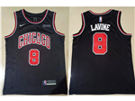 Chicago Bulls #8 Zach LaVine Black Swingman Jersey