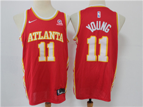 Atlanta Hawks #11 Trae Young Red Swingman Jersey