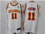 Atlanta Hawks #11 Trae Young White Swingman Jersey