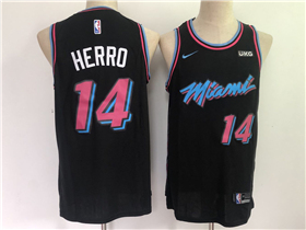 Miami Heat #14 Tyler Herro Black City Edition Swingman Jersey