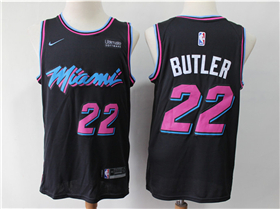 Miami Heat #22 Jimmy Butler Black City Edition Swingman Jersey