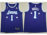 Los Angeles Lakers #1 D'Angelo Russell 2021-22 Purple City Edition Swingman Jersey