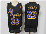 Los Angeles Lakers #23 Lebron James 2020 Reload Black Hardwood Classics Jersey