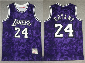 Los Angeles Lakers #24 Kobe Bryant Galaxy Hardwood Classics Jersey