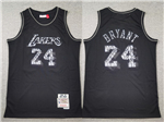 Los Angeles Lakers #24 Kobe Bryant Black Snakeskin Hardwood Classics Jersey