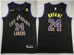 Los Angeles Lakers #24 Kobe Bryant 2023-24 Black City Edition Swingman Jersey