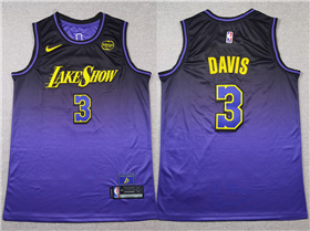 Los Angeles Lakers #3 Anthony Davis 2024-25 Purple City Edition Swingman Jersey