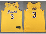 Los Angeles Lakers #3 Anthony Davis Gold Swingman Jersey