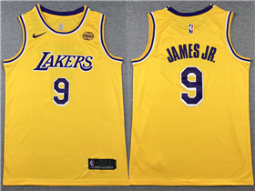 Los Angeles Lakers #9 Bronny James Gold Swingman Jersey