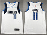 Dallas Mavericks #11 Kyrie Irving White Swingman Jersey