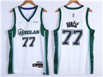 Dallas Mavericks #77 Luka Dončić 2021-22 White City Edition Swingman Jersey