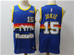 Denver Nuggets #15 Nikola Jokić Blue Classic Swingman Jersey