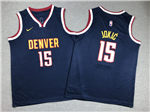 Denver Nuggets #15 Nikola Jokić Youth Navy Swingman Jersey