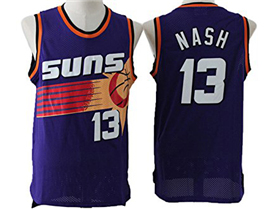 Phoenix Suns #13 Steve Nash Purple Hardwood Classics Jersey