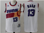 Phoenix Suns #13 Steve Nash White Hardwood Classics Jersey