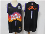 Phoenix Suns #1 Devin Booker 2020-22 Black City Edition Swingman Jersey