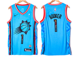 Phoenix Suns #1 Devin Booker 2022-23 Teal City Edition Swingman Jersey