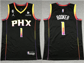 Phoenix Suns #1 Devin Booker 2022-24 Black Statement Edition Swingman Jersey