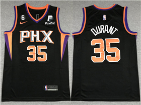 Phoenix Suns #35 Kevin Durant Black Swingman Jersey