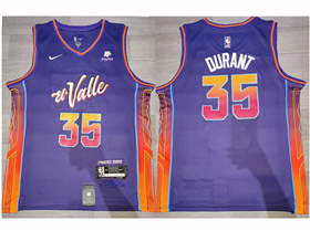 Phoenix Suns #35 Kevin Durant 2023-24 Purple City Edition Swingman Jersey