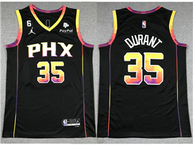 Phoenix Suns #35 Kevin Durant 2022-24 Black Statement Edition Swingman Jersey