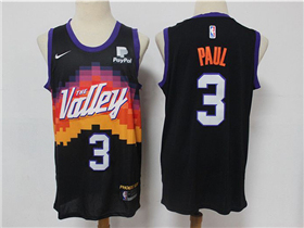 Phoenix Suns #3 Chris Paul 2020-22 Black City Edition Swingman Jersey