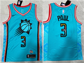 Phoenix Suns #3 Chris Paul 2022-23 Teal City Edition Swingman Jersey