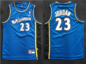 Washington Wizards #23 Michael Jordan Blue Jersey