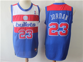 Washington Bullets #23 Michael Jordan 2002-03 Hardwood Classics Blue Jersey