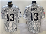 San Francisco 49ers #13 Brock Purdy Arctic Camo 2024 Salute To Service Limited Jersey