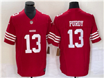 San Francisco 49ers #13 Brock Purdy Red Vapor F.U.S.E. Limited Jersey