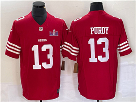 San Francisco 49ers #13 Brock Purdy Red Super Bowl LVIII F.U.S.E. Limited Jersey